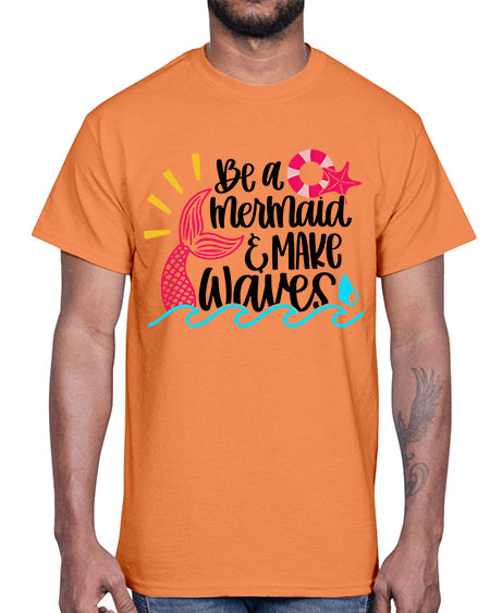 Be A Mermaid Make Waves Style 53#- summer- Cotton Tee