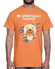 Be Spiritually Connected 114#- yoga- Cotton Tee