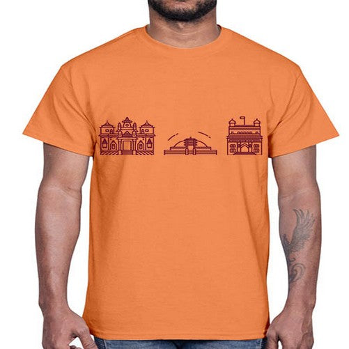 Bhopal 454#- cities- Cotton Tee