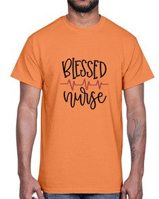 Blessed nurse 626#- nurse- Cotton Tee