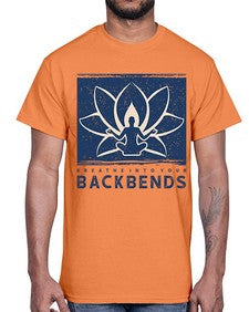 Breathe into Your Backbends 182#- yoga- Cotton Tee