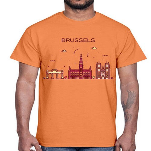 Brussels 508#- cities- Cotton Tee