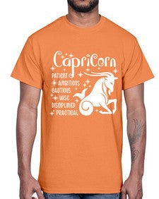 Capricorn 186#- capricorn- Cotton Tee