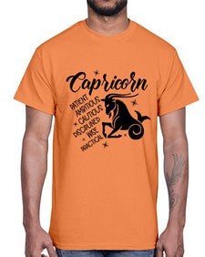 Capricorn 188#- capricorn- Cotton Tee
