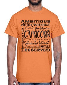 Capricorn 566#- capricorn- Cotton Tee