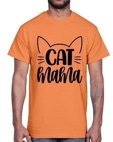 Cat Mama Style 84#- cats- Cotton Tee