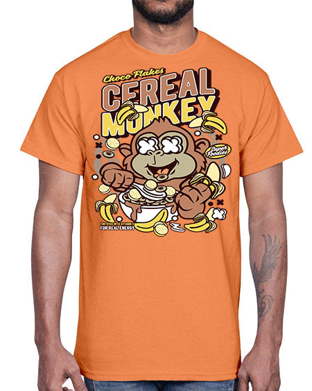 Cereal Monkey- monkey- Cotton Tee
