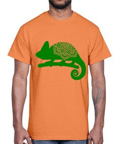 ChameleonMandala 326#- mandala- Cotton Tee