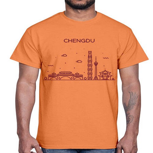 Chengdu 561#- cities- Cotton Tee