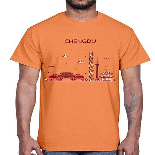 Chengdu 563#- cities- Cotton Tee