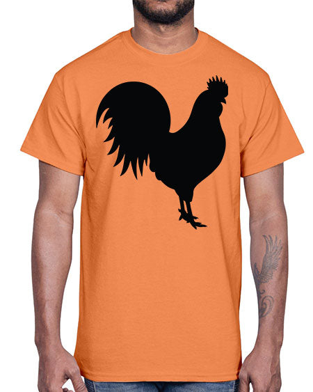 Chicken Silhouette 1#- chicken- Cotton Tee