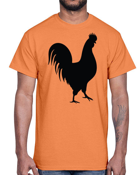 Chicken Silhouette 2#- chicken- Cotton Tee