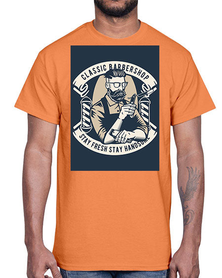 Classic Barber Shop657#- barber- Cotton Tee