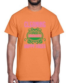 Cleaning spaces creating happy faces Style 93#- cleaner- Cotton Tee