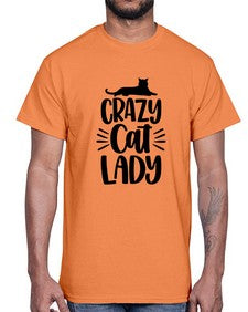 Crazy Cat Lady Style 92#- cats- Cotton Tee