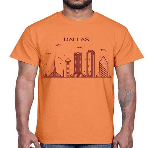 Dallas 643#- cities- Cotton Tee
