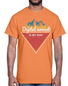 Digital Nomad is My Way 20#- internet- Cotton Tee