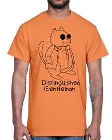 Distinguished Gentleman- cats- Cotton Tee