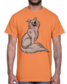 dog 98#- dogs- Cotton Tee