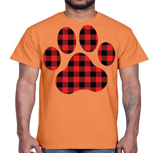 Dog Paw Style 94#- dogs- Cotton Tee