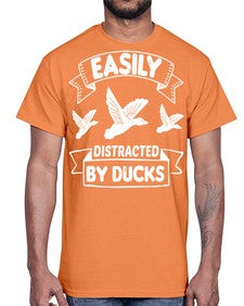 Easily Distracted By Ducks Style 48#- ducks- Cotton Tee