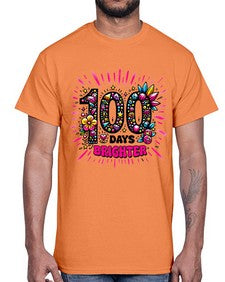 Easy one hundred Days of School 44#- one hundred days- Cotton Tee
