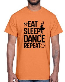 Eat sleep dance repeat 121#- ballet- Cotton Tee
