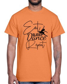 Eat sleep dance repeat 122#- ballet- Cotton Tee