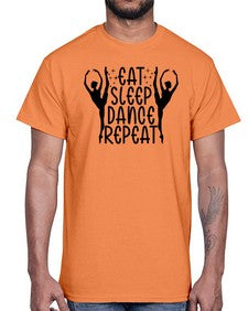 Eat sleep dance repeat 123#- ballet- Cotton Tee