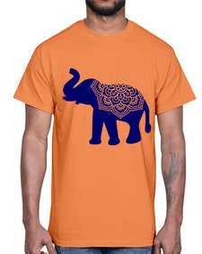 ElephantMandala 414#- mandala- Cotton Tee