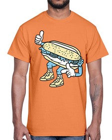 Enjoy bite me 119#- cartoon food- Cotton Tee
