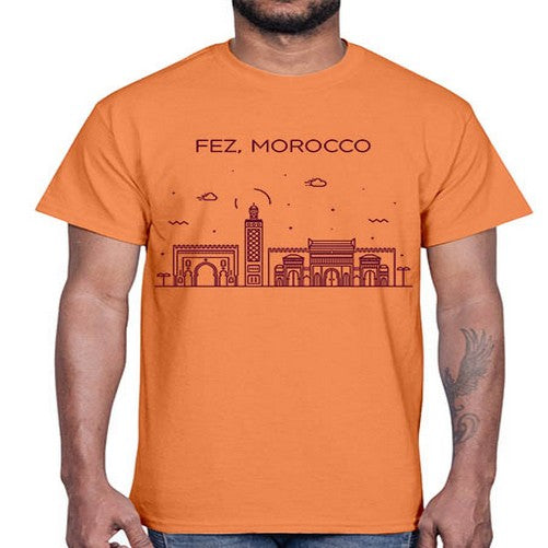 Fez 718#- cities- Cotton Tee