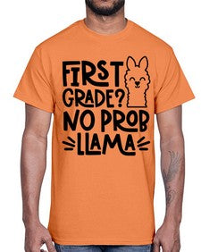 First Grade No Prob 153#- first grade- Cotton Tee