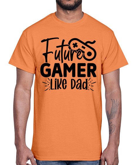 Future Gamer Like Dad 312#- kids- Cotton Tee