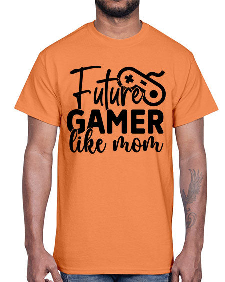 Future Gamer Like Mom 313#- kids- Cotton Tee