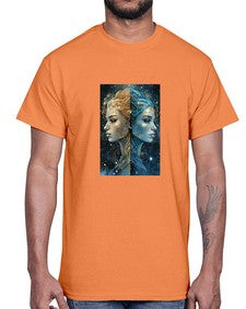 Gemini 56#- gemini- Cotton Tee