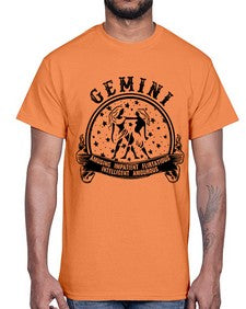Gemini 9#- gemini- Cotton Tee