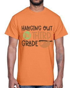 Hanging Out in Third 236#- third grade- Cotton Tee