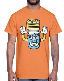 Happy me 136#- cartoon food- Cotton Tee