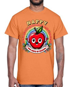 Happy one hundred Days Of School 246#- one hundred days- Cotton Tee