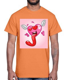 Heart 139#- cartoon general- Cotton Tee