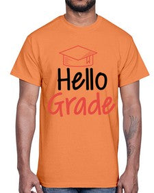 Hello Grade 296#- general school- Cotton Tee