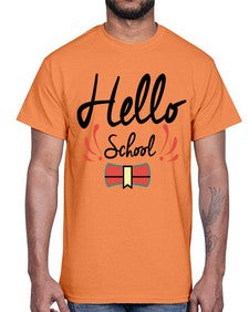 Hello School 319#- general school- Cotton Tee