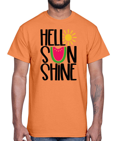 Hello Sunshine Style 37#- summer- Cotton Tee