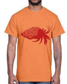 HermitCrabMandala 518#- mandala- Cotton Tee