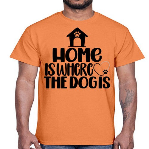 Home Is Where The Dogis Style 20#- dogs- Cotton Tee