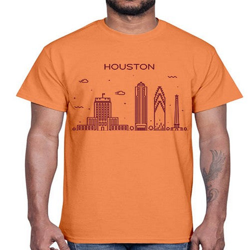 Houston 908#- cities- Cotton Tee