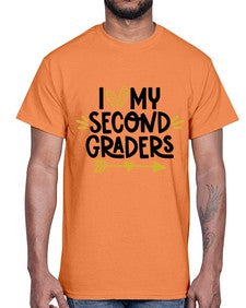 I Love My Second 367#- second grade- Cotton Tee