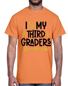 I Love My Third 368#- third grade- Cotton Tee