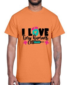 I Love Tiny Humans Style Style 904#- nurse- Cotton Tee